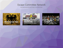 Tablet Screenshot of escape-committee.co.uk